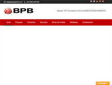 Tablet Screenshot of bpbargentina.com